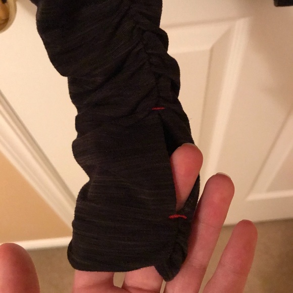 ROOTS Ruched Brown/Burgundy Longsleeve Size XS - Picture 5 of 6